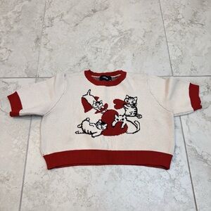 Free- Cider Cat Crop Sweater